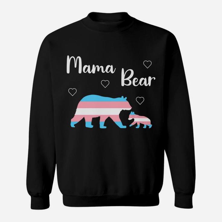 Nonbinary Mama Bear Transgender Trans Pride Sweat Shirt