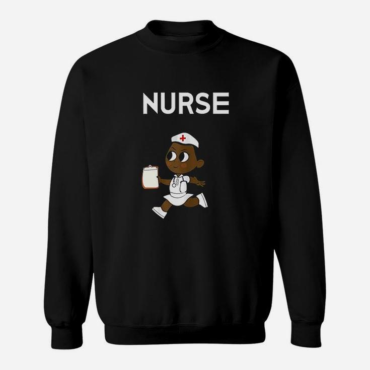 Nurse Gifts Black Nurses Sweat Shirt