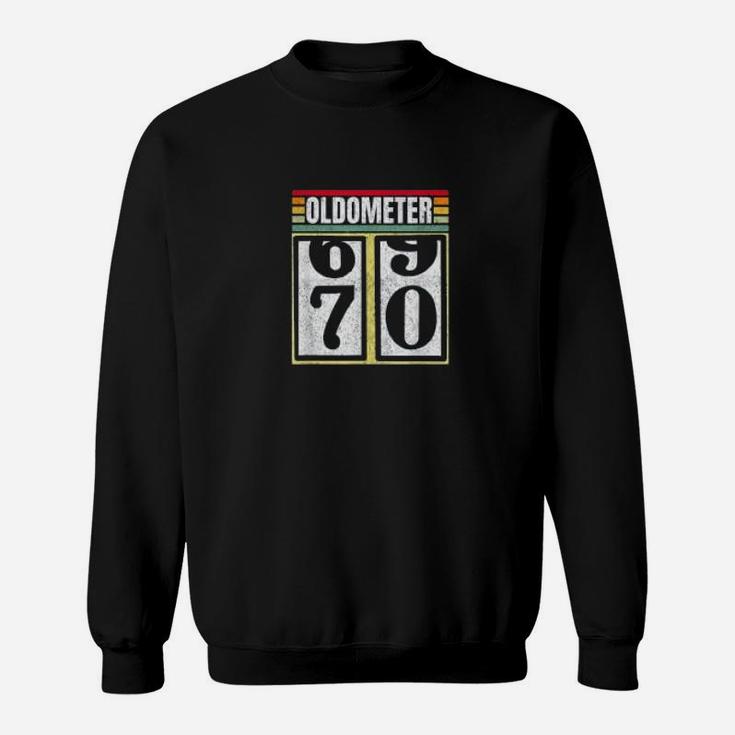 Oldometer 69 70 Years Old Automotive Enthusiasts Bday Sweat Shirt