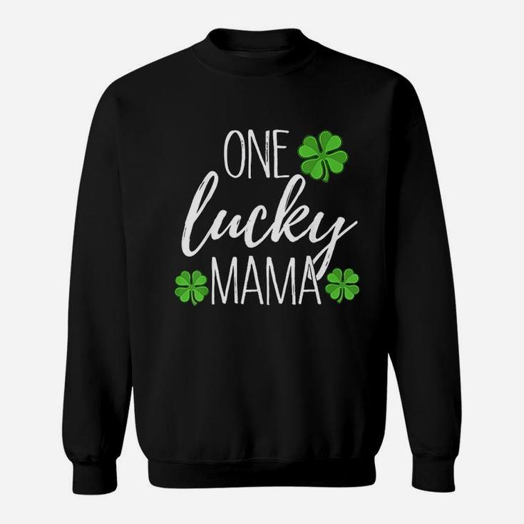 One Lucky Mama Matching St Patricks Day Sweat Shirt