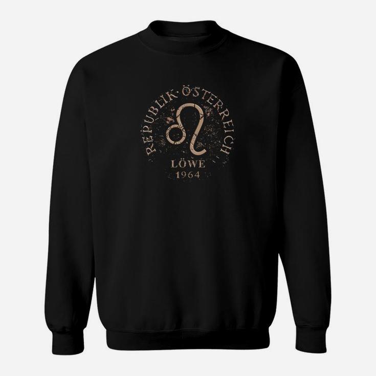 Österreich Löwe 1964 Sweatshirt, Retro Fußball Fanartikel