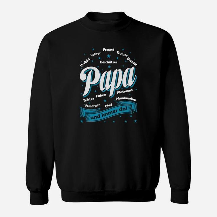 Papa Inspirationswort Schwarzes Sweatshirt, Herrenmode für Väter