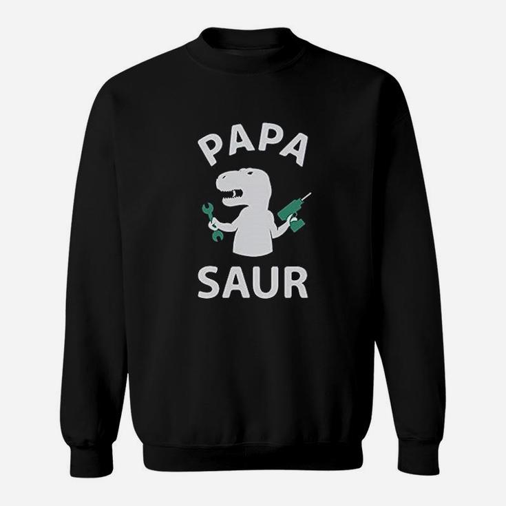 Papa Saur Trex Dad Baby Saur Daddy And Me Matching Sweat Shirt
