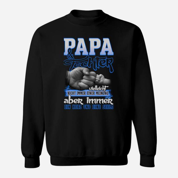 Papa & Tochter Hand in Hand Sweatshirt, Liebevolles Design