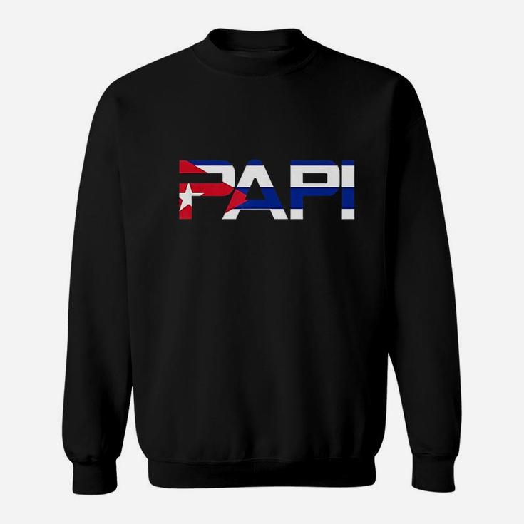 Papi Cuban Flag, best christmas gifts for dad Sweat Shirt