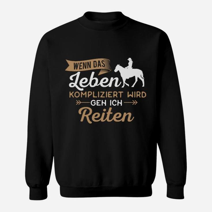 Pferd Pferde Reiten Reiter Reiterin 2 Sweatshirt