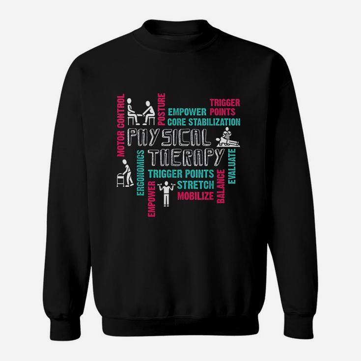 Physical Therapy Word Cloud Physical Therapist Sweat Shirt