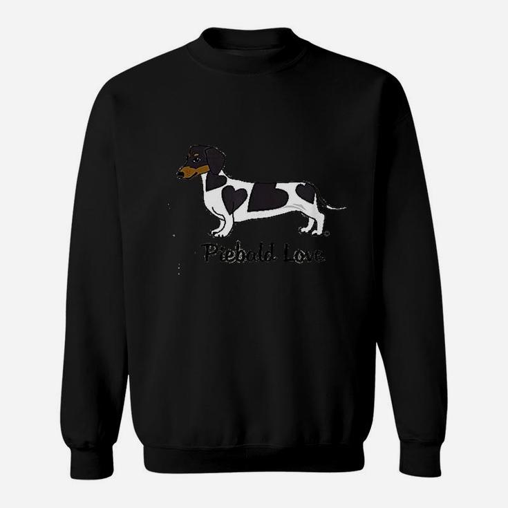 Piebald Love Dachshund Dog Sweat Shirt