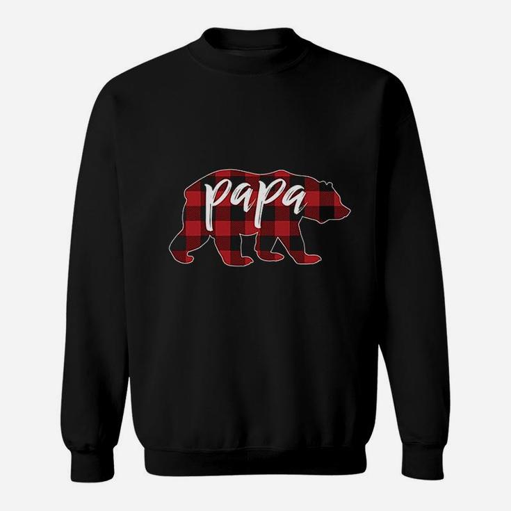 Plaid Papa Bear, best christmas gifts for dad Sweat Shirt