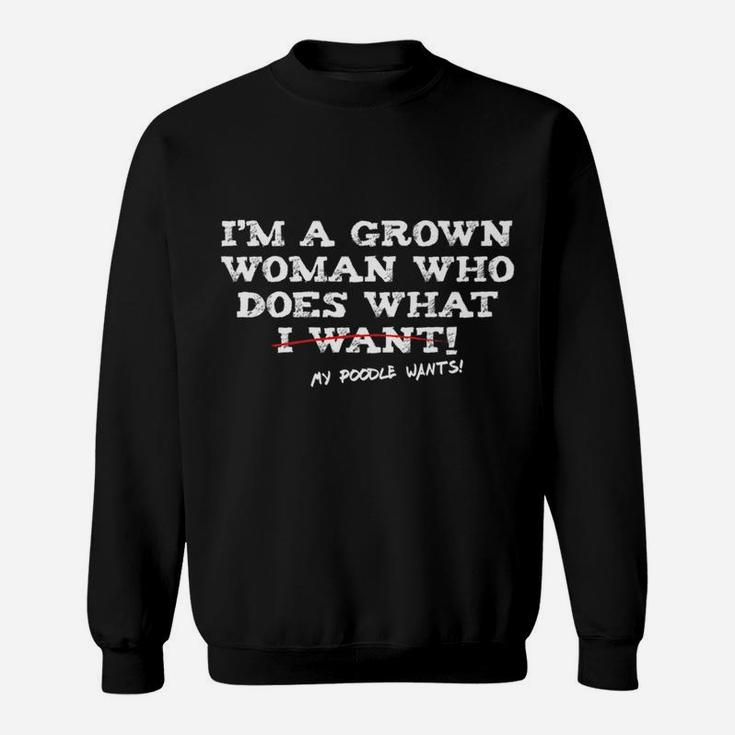 Poodle Mom Funny Dog Owners Sweat Shirt