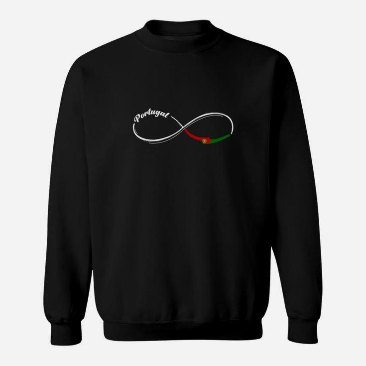 Portugal Unendlichkeitszeichen Sweatshirt im Flaggen Design