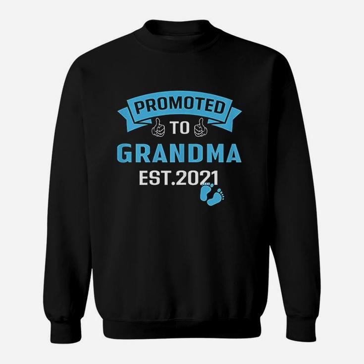 Promoted To Grandma Est 2021 First Time Grandma 2021 Sweat Shirt