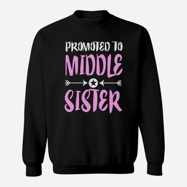 Promoted To Middle Sister Shirt - Older Sister Gift T-Shirt Promoted To Middle Sister Shirt - Older Sister Gift T-Shirt