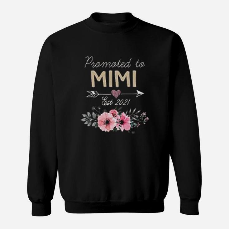 Promoted To Mimi Est 2022 Mothers Day New Grandma New Mimi Sweat Shirt