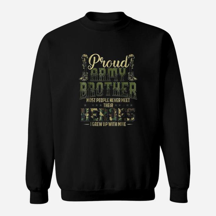 Proud Army Brother Sweat Shirt