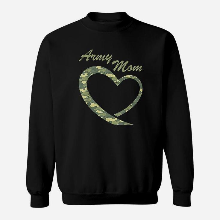 Proud Army Mom Gift Military Mother Camouflage Apparel Sweat Shirt
