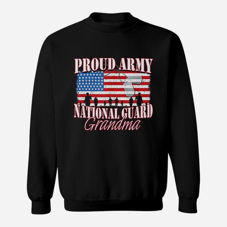 Proud Army National Guard Grandma Grandparents Day Sweat Shirt