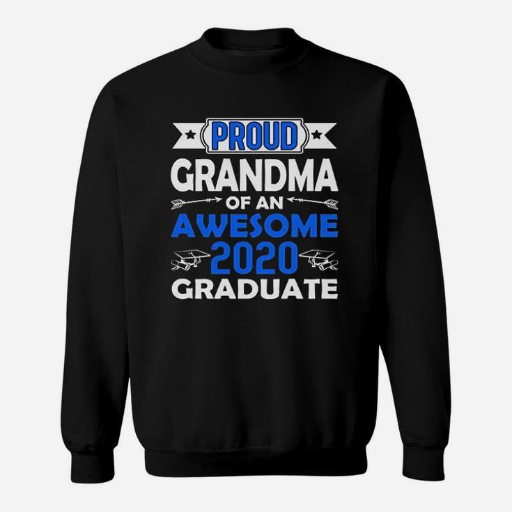 Proud Grandma Of An Awesome 2020 Graduate Family Matching Graduation Sweat Shirt