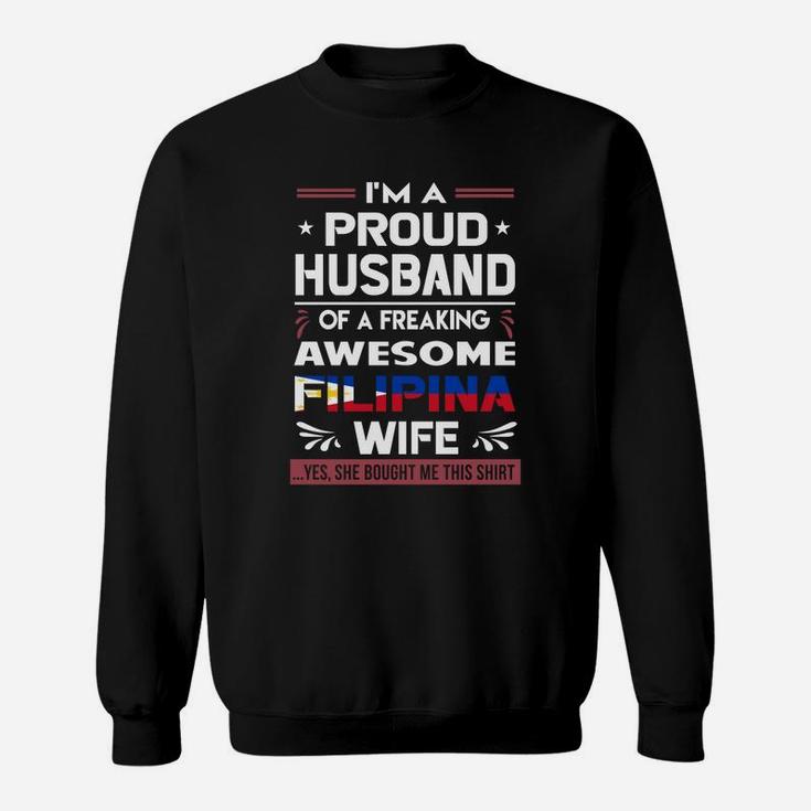 Proud Husband Filipina Wife Sweat Shirt