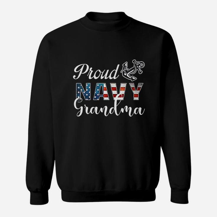 Proud Navy Grandma Military Grandma Sweat Shirt