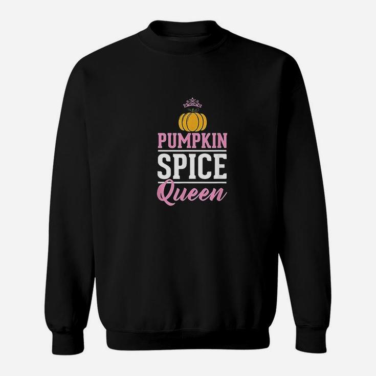 Pumpkin Spice Queen Latte Fall Autumn Season Gift Sweat Shirt