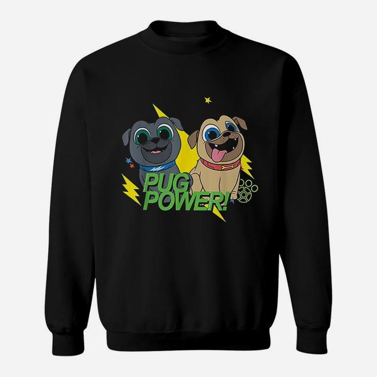 Puppy Dog Pug Powers Sweat Shirt