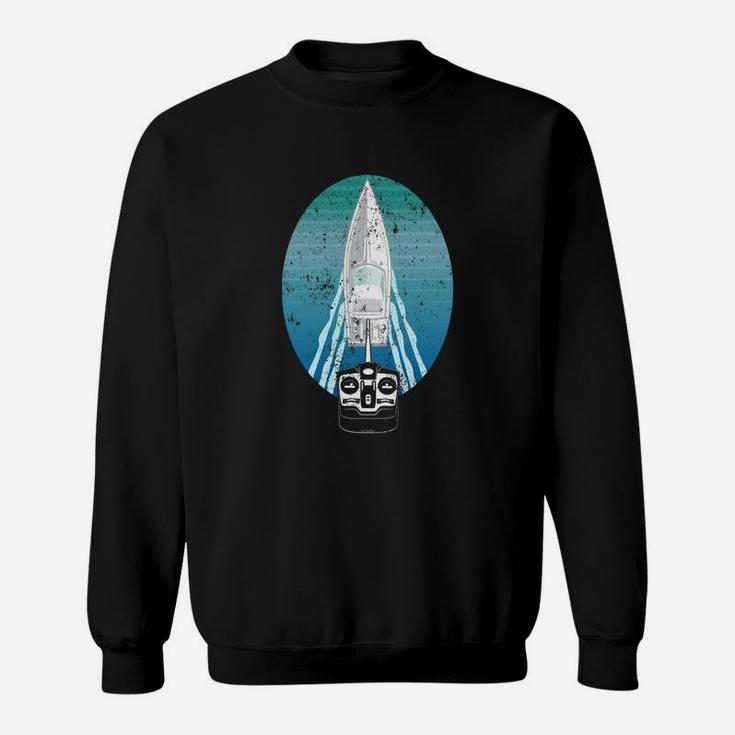 Radio Controlled Motor Boat Rc Remote Control Toy Shirt - Vintage Sport T-shirt Sweat Shirt