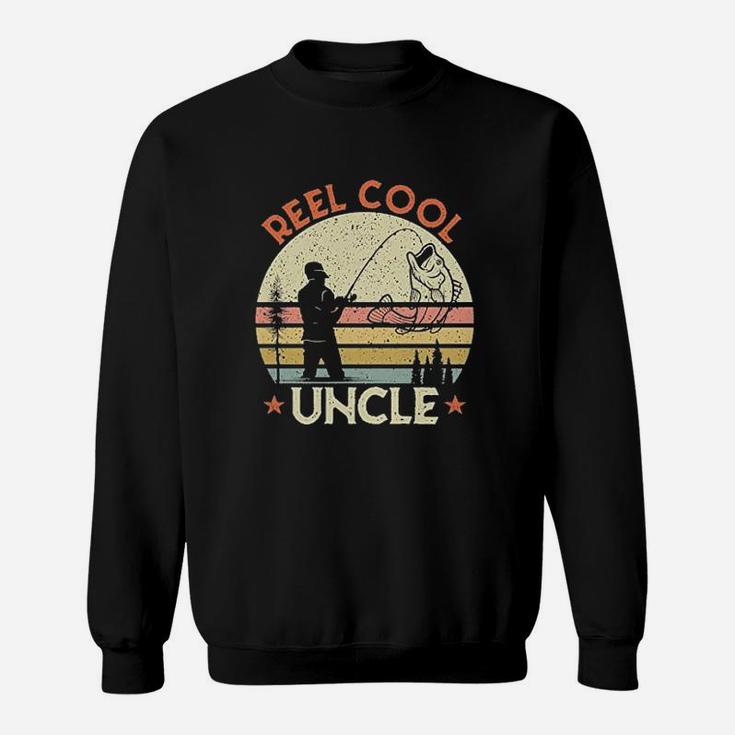 Reel Cool Uncle Vintage Fishing Lover Gift For Uncle Sweat Shirt