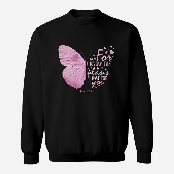 Religious Gifts Mom Christian Verse Butterfly Sweat Shirt