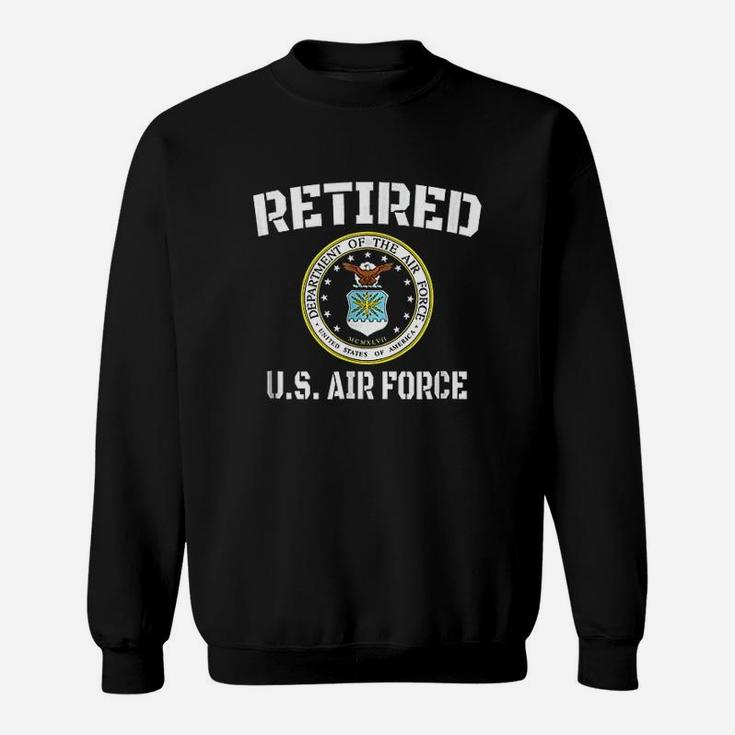 Retired Us Air Force Veteran Sweat Shirt