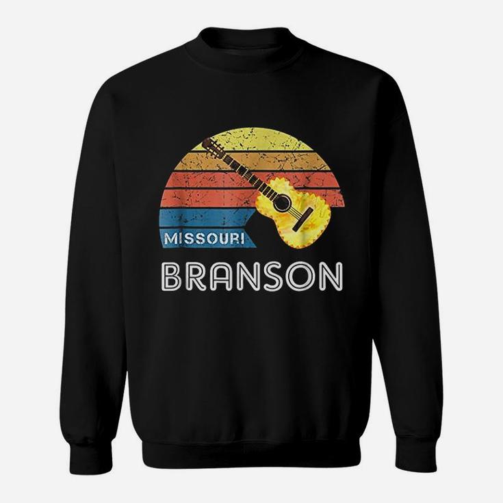 Retro Branson Souvenir With A Vintage Style Guitar Sweat Shirt