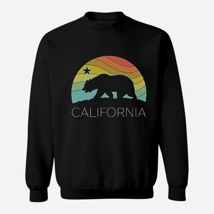 Retro California Bear Vintage Beach Cali Pride Surf 70s Sweat Shirt