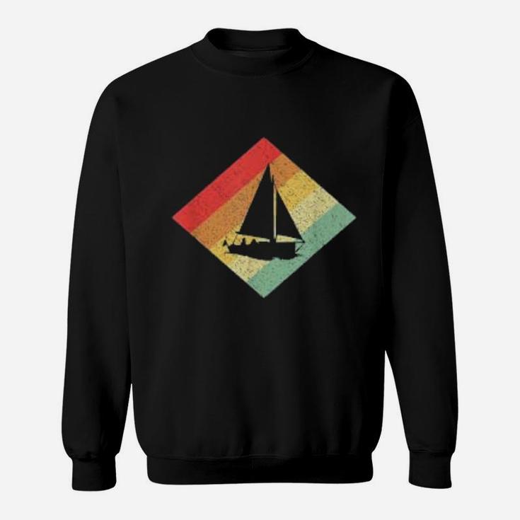 Retro Vintage 80s Sailing Sail Gift Sweat Shirt