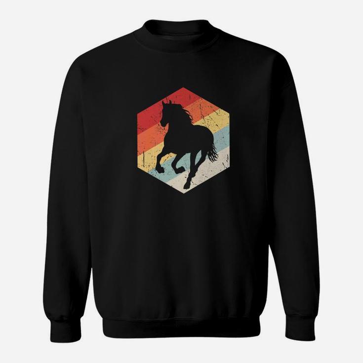 Retro Vintage Horse Lover Horseback Riding Premium Sweat Shirt