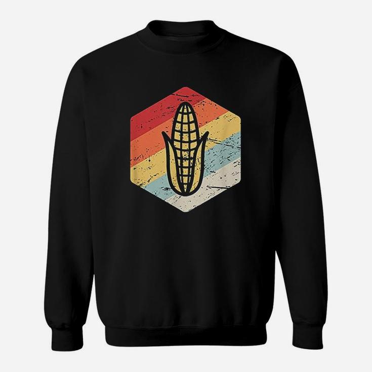 Retro Vintage Midwest Ear Of Corn Gift For Corn Farmers Sweat Shirt