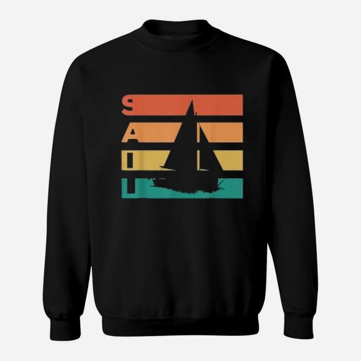 Retro Vintage Sailing Sail Gift Sweat Shirt