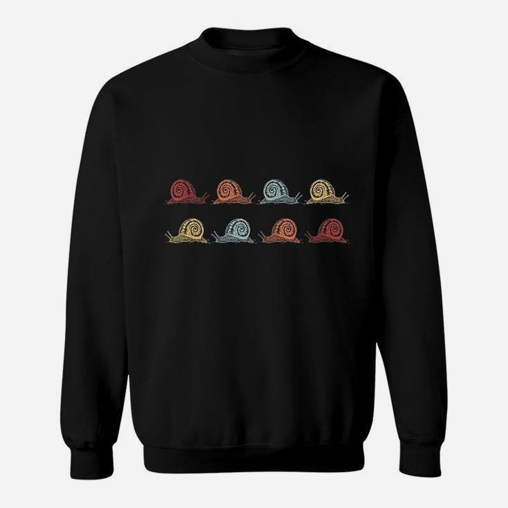 Retro Vintage Snail Funny Animal Lovers Sweat Shirt