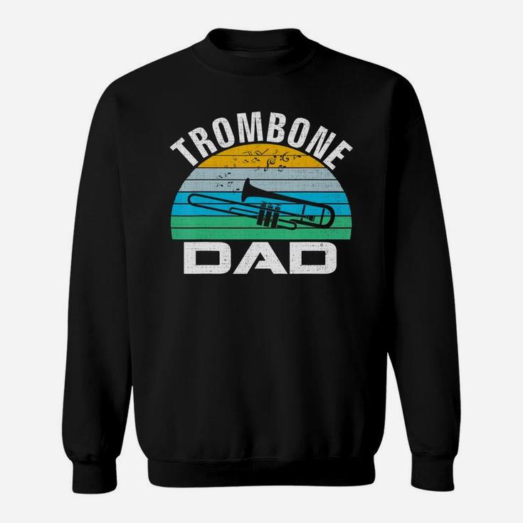 Retro Vintage Trombone Dad Funny Music Father's Day Gift T-shirt Sweat Shirt
