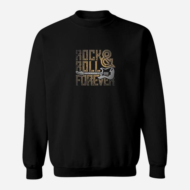 Rock And Roll Forever Music Retro Vintage Guitar Sweat Shirt
