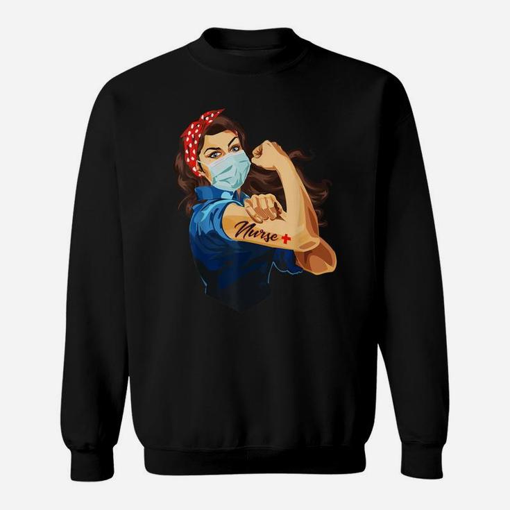 Rosie The Riveter - Woman Nurse Sweat Shirt