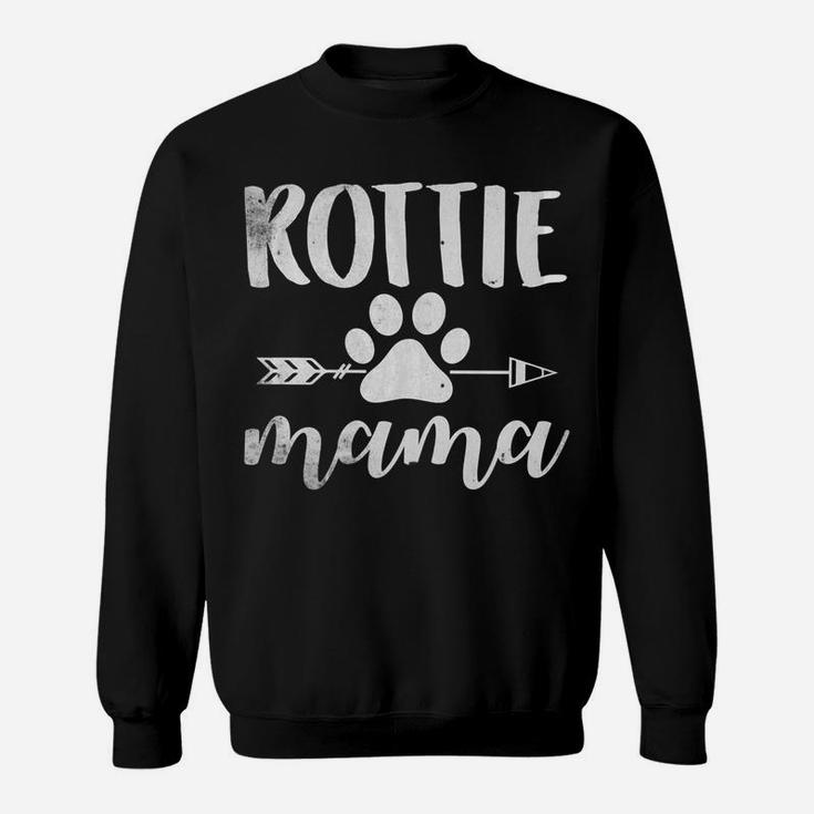 Rottie Mama Rottweiler Lover Owner Gifts Dog Mom Sweat Shirt