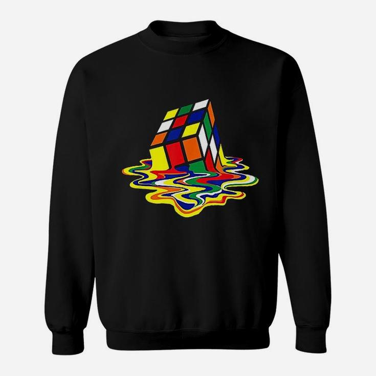 Rubic Rubix Rubik Magic Cube Awesome Graphic Sweat Shirt