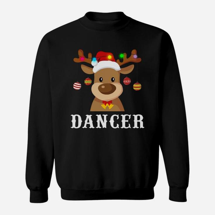 Santa Reindeer Dancer Xmas Group Costume T-shirt Sweat Shirt