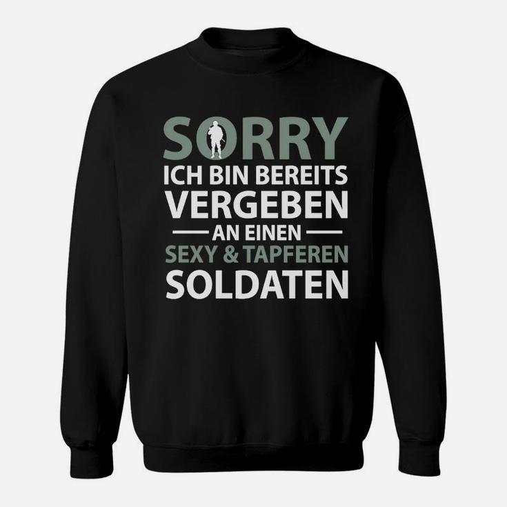 Schwarzes Sweatshirt Vergeben an sexy Soldaten, Partner-Look