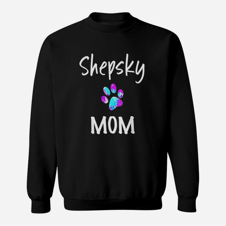 Shepsky Mom German Shepherd Husky Mix Dog Owner Sweat Shirt