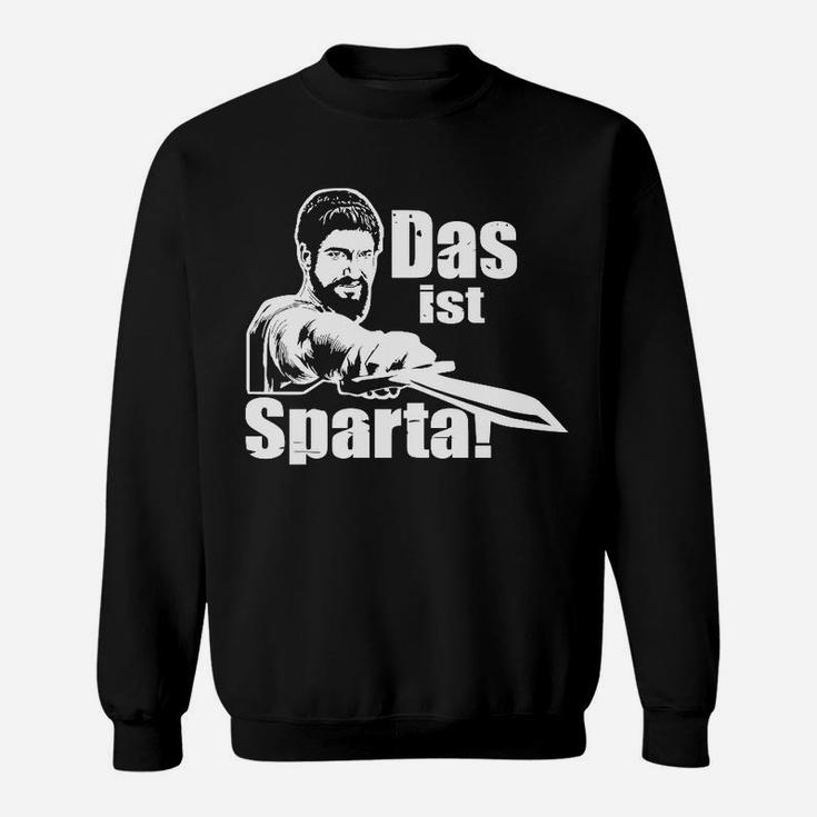 Spartanischer Krieger Sweatshirt mit Das ist Sparta Aufdruck, Motiv Tee