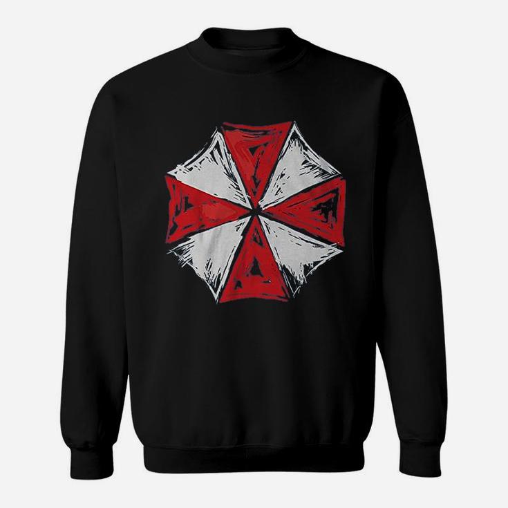 Stoned Resident Umbrella Evil Corp Symbol Artsy Mashup Sweat Shirt
