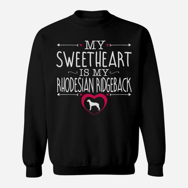 Sweetheart Rhodesianridgeback Valentines Day Dog Sweat Shirt