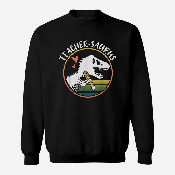 Teacher Saurus Funny Dinosaur Teacher Design Trex Design Sweat Shirt