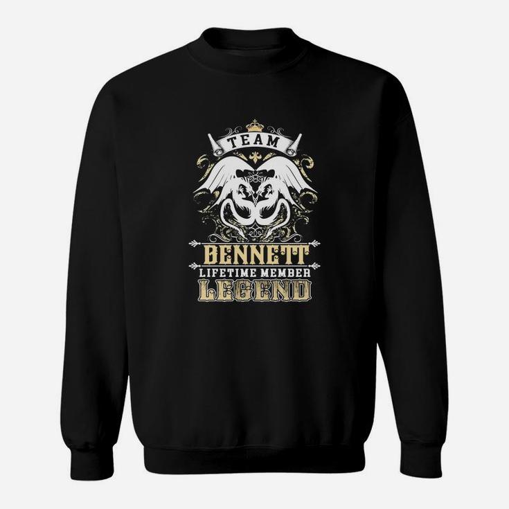 Team Bennett Lifetime Member Legend -bennett T Shirt Bennett Hoodie Bennett Family Bennett Tee Bennett Name Bennett Lifestyle Bennett Shirt Bennett Names Sweat Shirt
